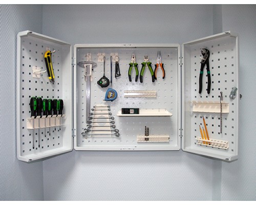 Полка перфопанель 300 x 135 с бортиком